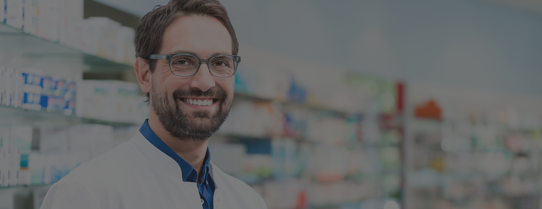 smiling male pharmacist