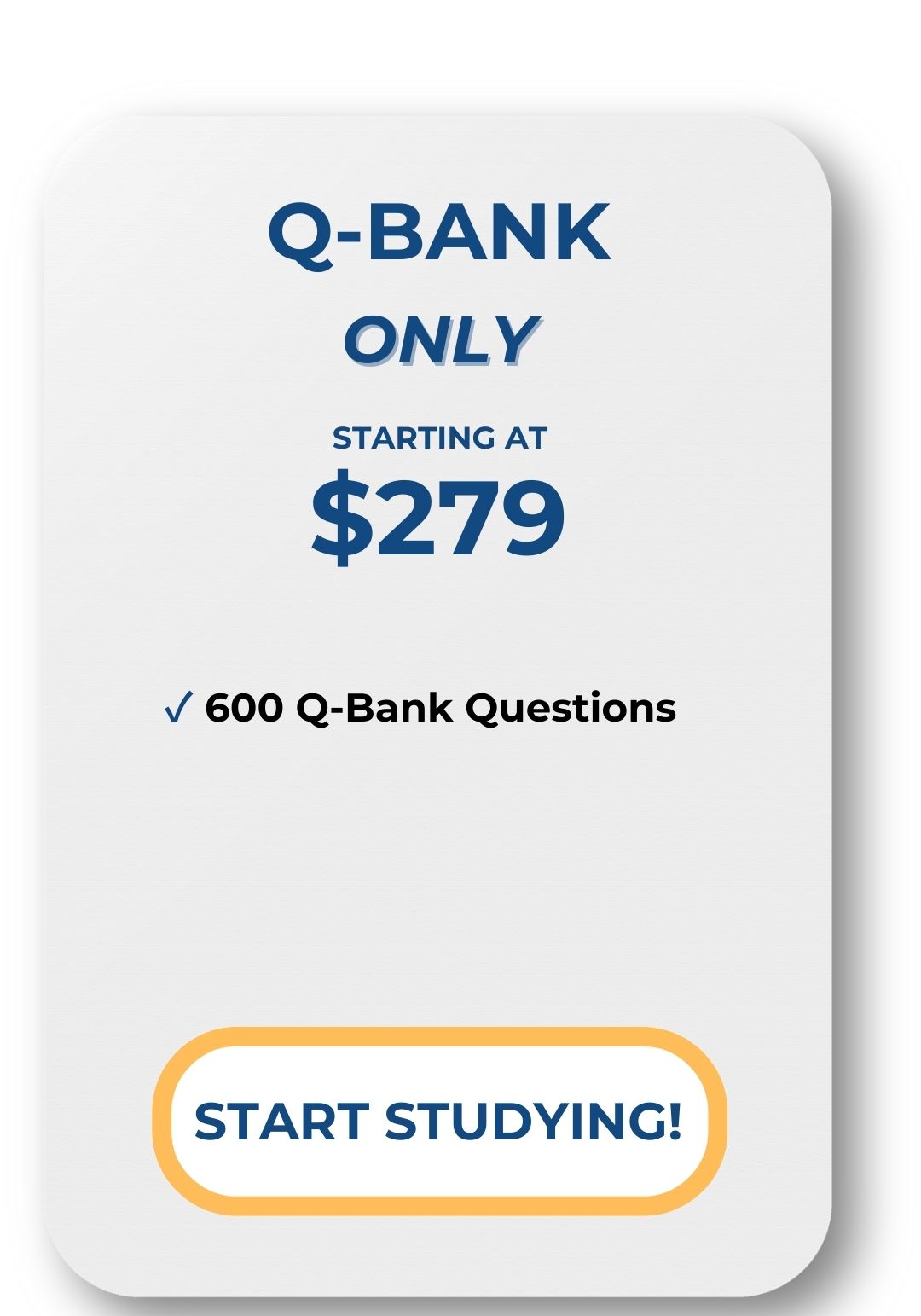BCPS Q-Bank Price Card
