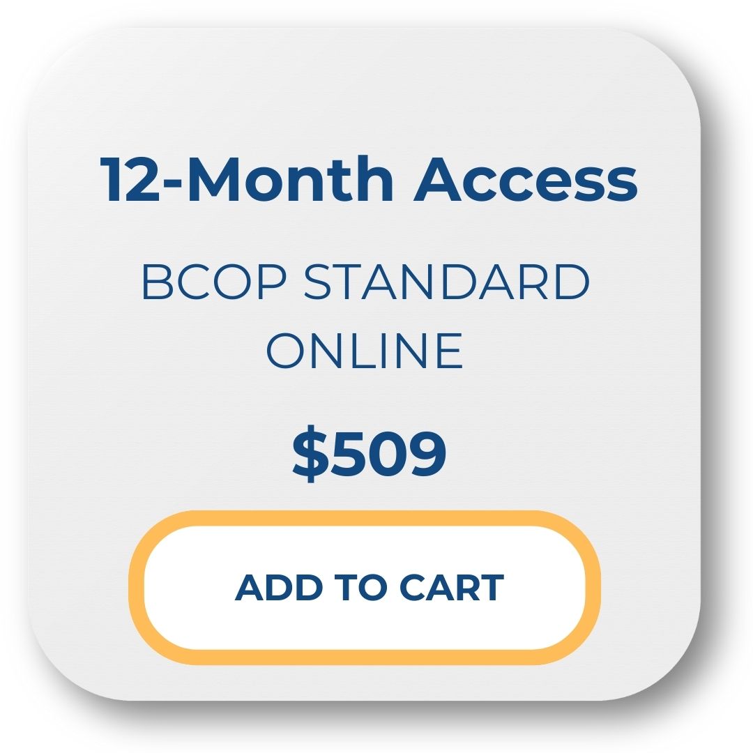 BCCP Price Card