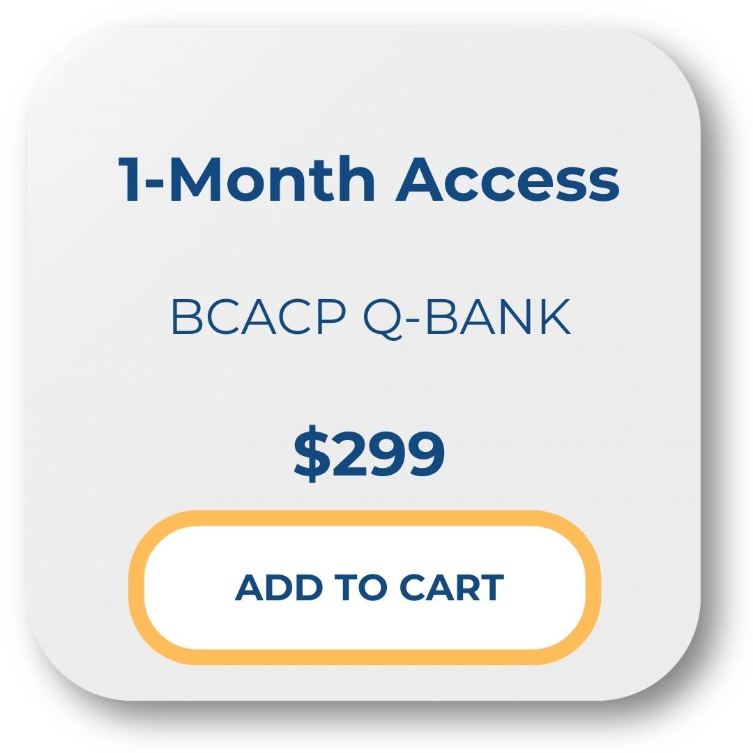 BCPS Q-Bank Price Card