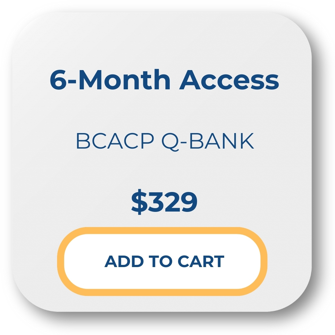 BCPS Q-Bank Price Card