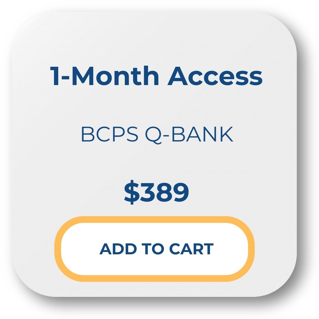 BCPS Q-Bank Price Card