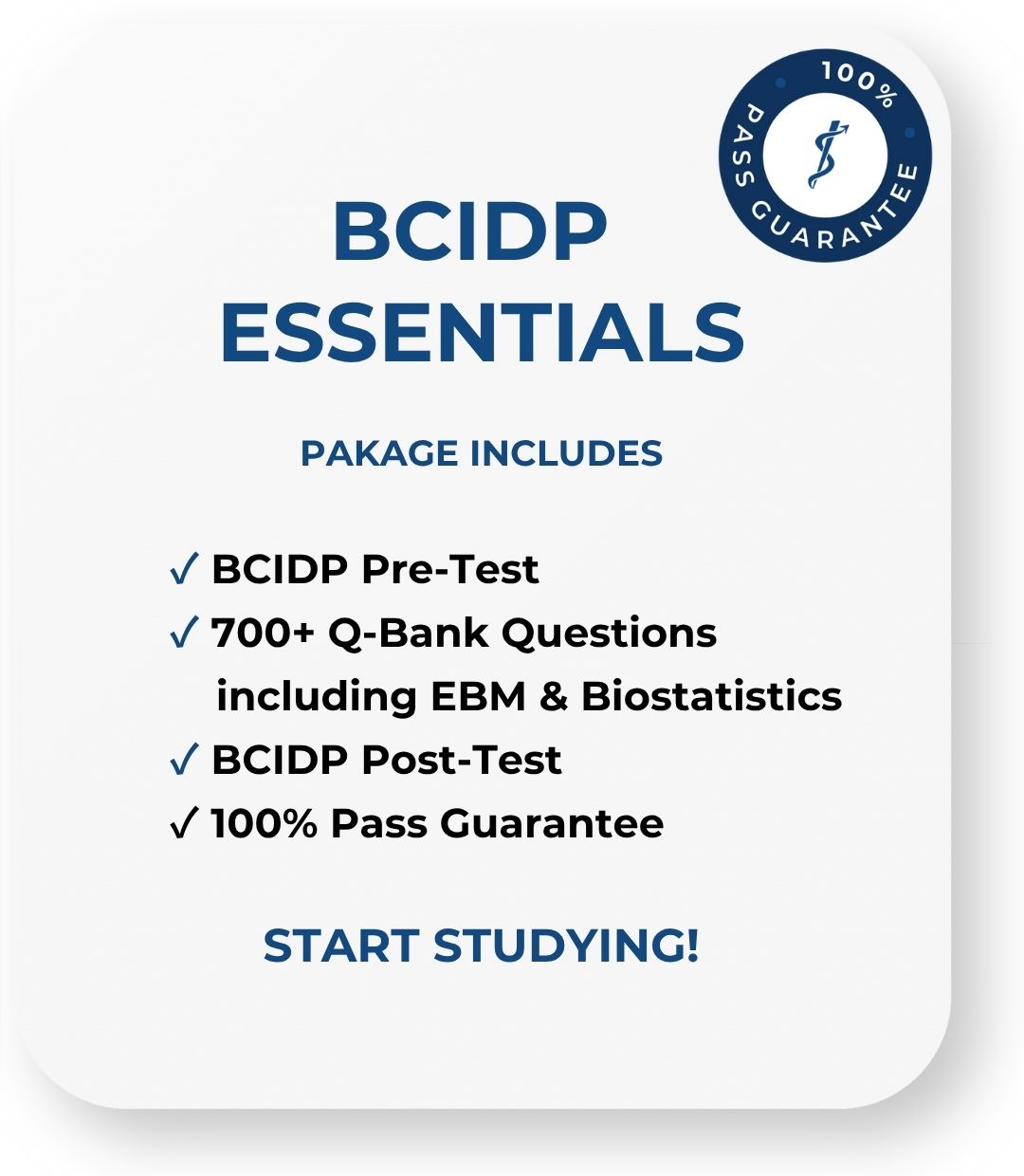 BCIDP Q-Bank Price Card BCPS Q-Bank Price Card