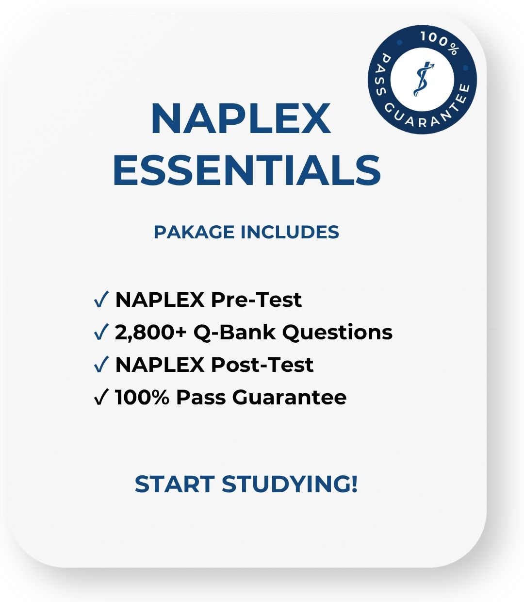 BCPS Q-Bank Price Card