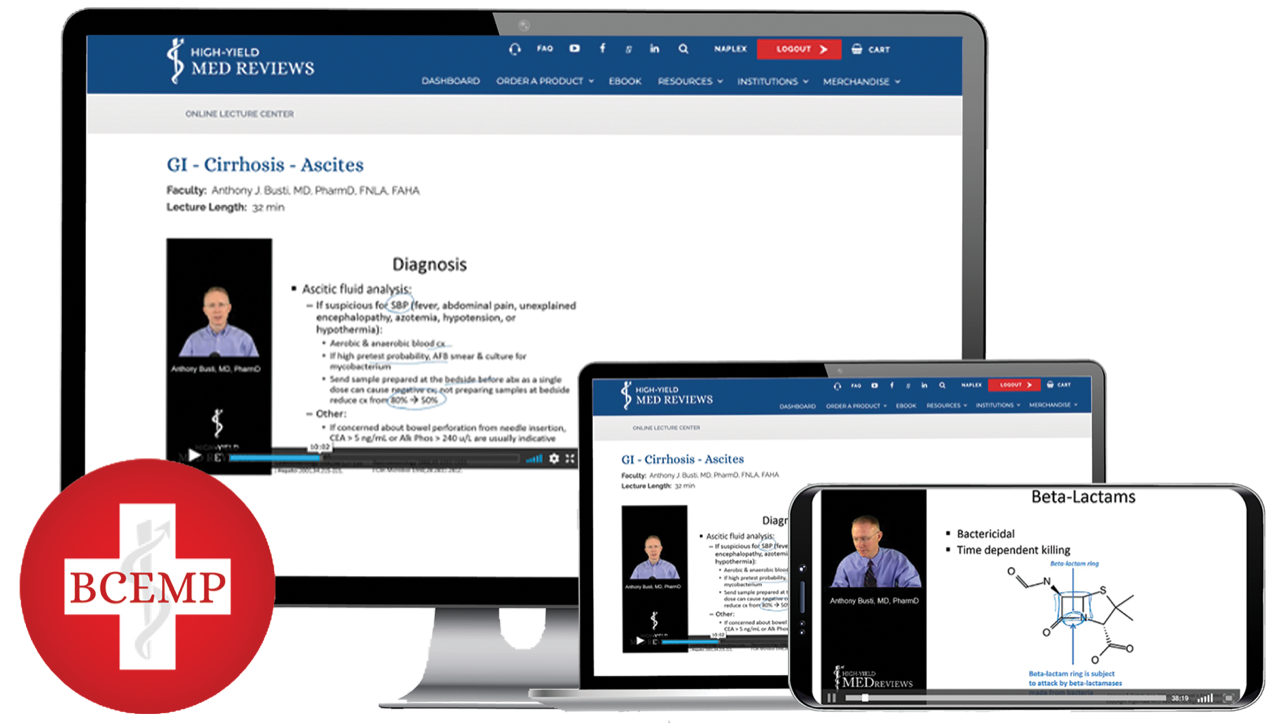 BCEMP Test Prep Lectures